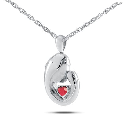 October w/ Opal Stainless Steel Keepsake
